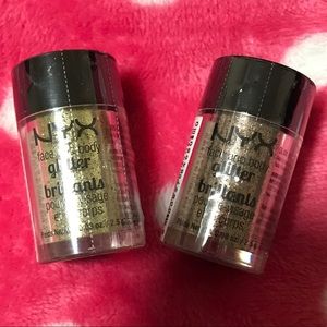 NYX Glitter Two Bottles